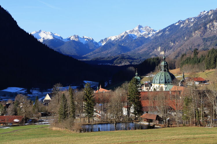 Perfektes Wetter am Ettaler Sattel