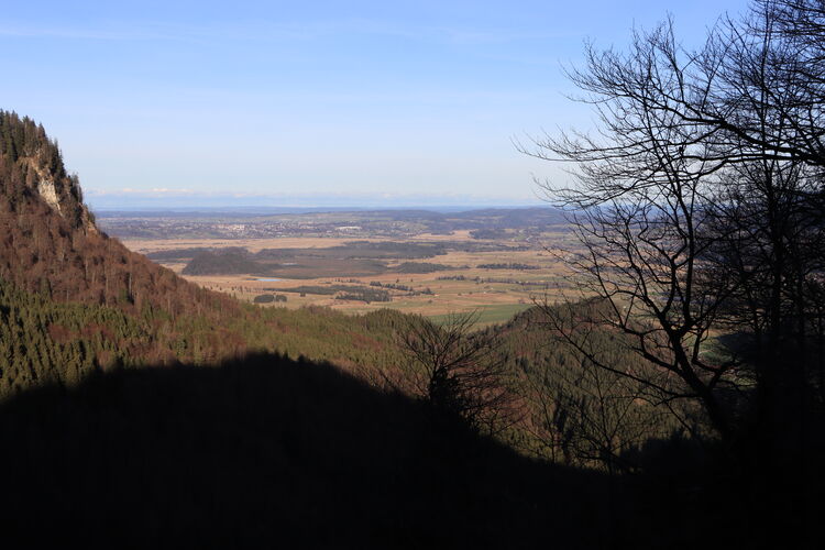 Mal wieder ein Ausblick, nun ins Murnauer Moos