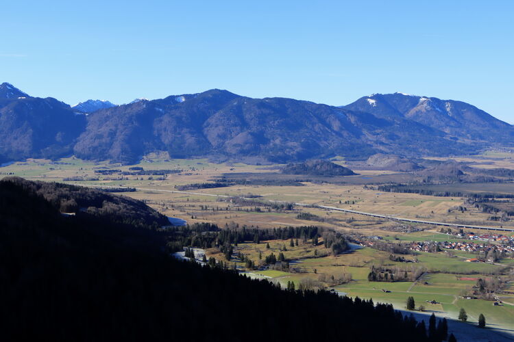 Ausblick vom Kleinen Illing über das Murnauer Moos