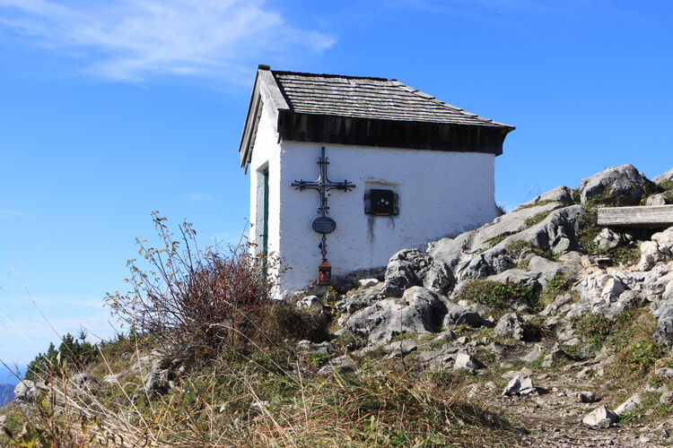Der Eindruck täuscht: der Spitzstein ist an diesem Tag gut besucht ...