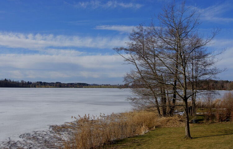Immer gemütlich ist die abwechslungsreiche Wanderung um den Riegsee
