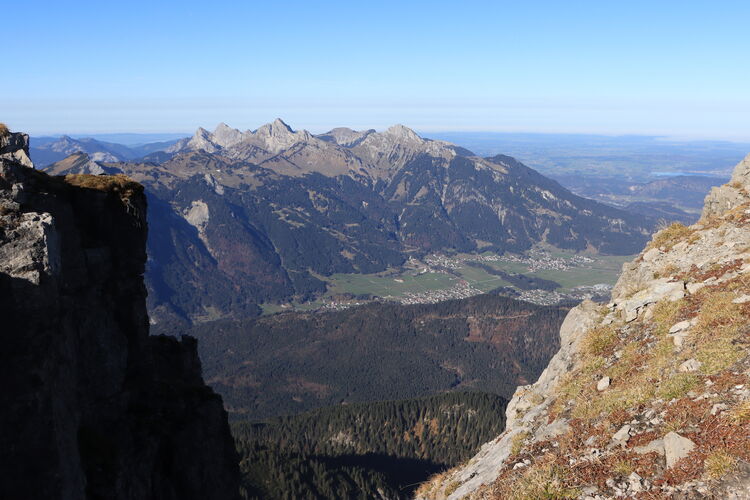 Vom Thaneller sind die Tannheimer Berge zum Greifen nah!