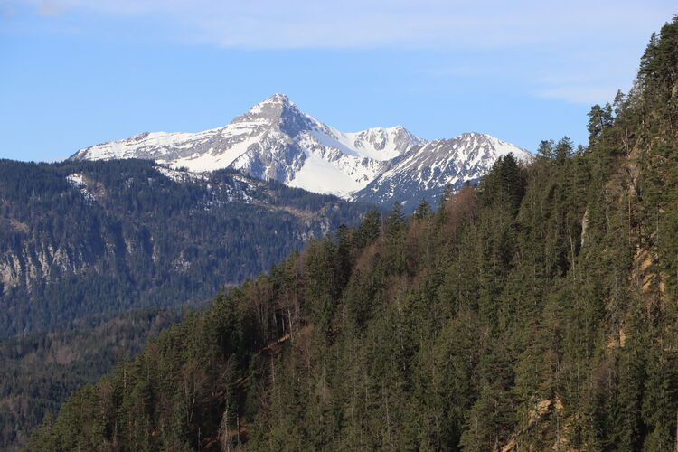 Noch sehr winterlich zeigt sich der Daniel