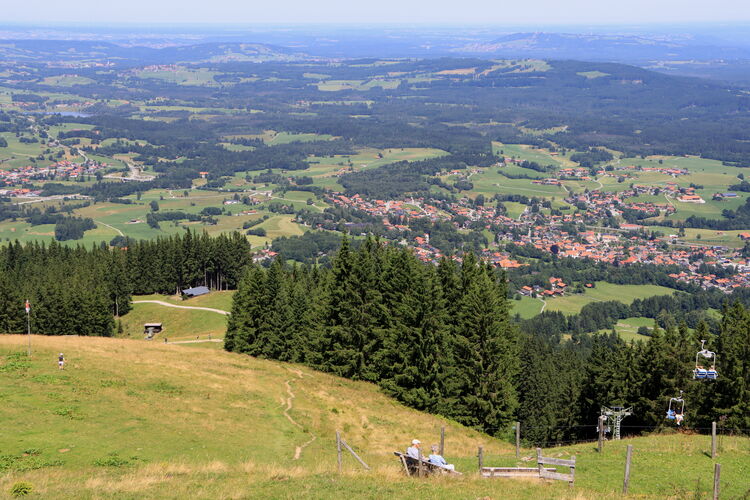 Ein paar Höhenmeter sind seit dem Start in Bad Kohlgrub schon zusammengekommen