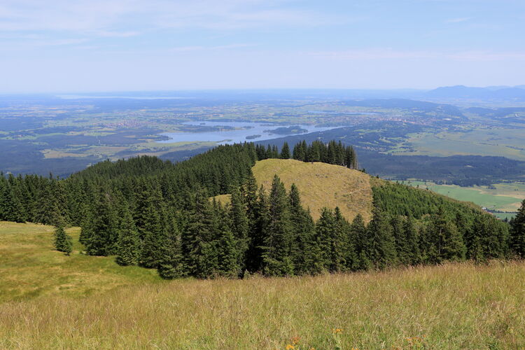 Das Blaue Land liegt uns zu Füßen